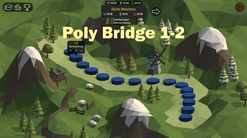 Poly Bridge 1-2