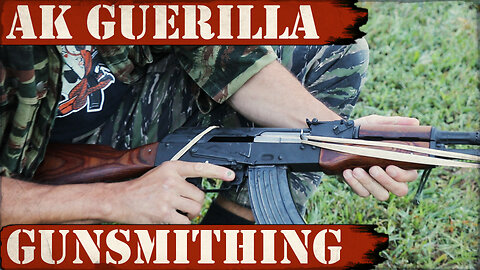 AK guerilla Gunsmithing - Rubber Band & Toothpick!