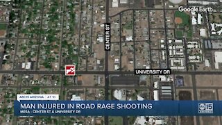Man injured in road rage shooting in Mesa