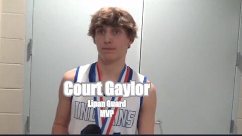 Lipan Guard 2a State Championship MVP Court Gaylor