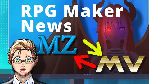 Use MZ Plugin Commands in MV, More MV Plugins Working in MZ, & Demon MV-Chan! | RPG Maker News #61