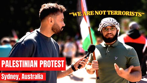 On the ground at the Palestine Rally in Sydney!