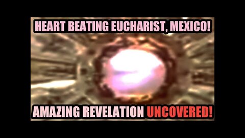 Heart Beating Eucharist, Mexico! Further Analysis Reveals Amazing Similarity to Heart Ultrasound ❤!