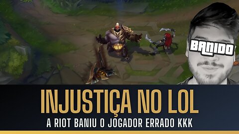 JOGADOR DE LOL ATINGE O DESAFIANTE USANDO SMITE COM TELEPORTE, TOMA BAN INJUSTO E RIOT NÃO ADMITE