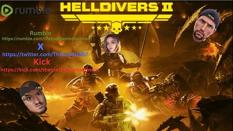 HellDivers 2 LiveStream W/Rance's Gaming Corner and SweetSunShine #RumbleTakeOver!