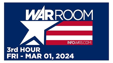 WAR ROOM [3 of 3] Friday 3/1/24 • ROUND TABLE WITH OWEN, HARRISON & CHASE • Infowars