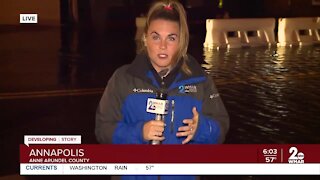 Flooding, road closures in Annapolis