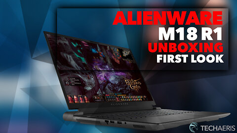 2023 Alienware M18 R1 Gaming Laptop Unboxing