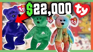 RARE BEANIE BABIES WORTH MONEY - 90's CHILDHOOD TOYS WORTH A FORTUNE!!