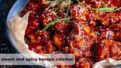 how to make sweet and spicy korean chicken recipe