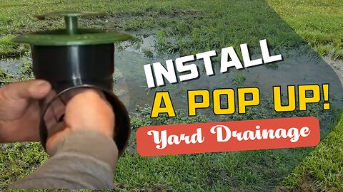 An Easy to Install Pop Up Yard Drain Outlet