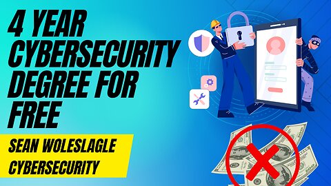 Cybersecurity Degree For Free - Part 2 - Threat, Vulnerability, Risk