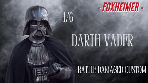 1/6 Action figure Darth Vader Star Wars Battle damaged custom Hot Toys MMS279 - A new Hope