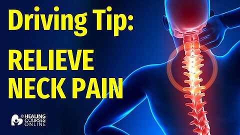Relieve neck pain, & shoulder pain | Driving Tip | simple breathing exercise you can do in your car