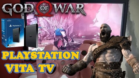 GOD OF WAR RODANDO NO PSVITA TV!