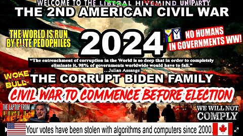 Biden Family Crimes ~ Civil War to Commence Before Election - U.N. Soldiers Soon to be Ready