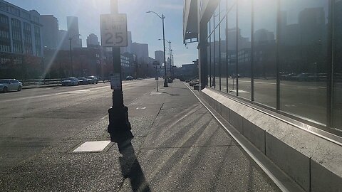 seattle is empty , not a lot of people around