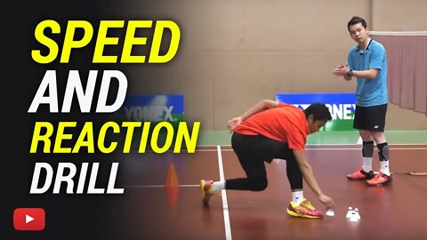 Badminton Speed and Reaction Drill - Coach Kowi Chandra (Subtitle Indonesia)