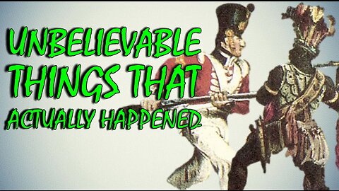 Weird Obscure Historical Events That Actually Happened - Bizarre History