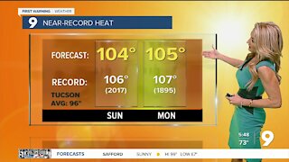 Staying hot and dry through early next week