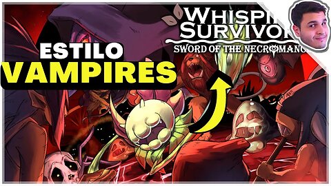 NOVO ROGUELIKE FOFINHO PARECIDO COM VAMPIRES Whispike Survivors - Sword of the Necromancer