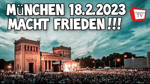 München 18.2.23 - Macht Frieden!!