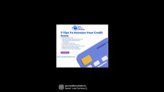 How to improve your credit score