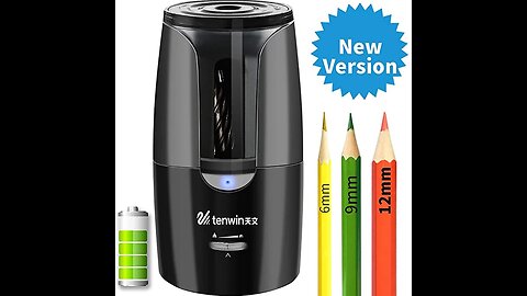 Tenwin Automatic Electric Pencil Sharpener