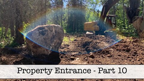 Property Entrance - Part 10 - Stumps to Remove and a Culvert and Driveway to Install