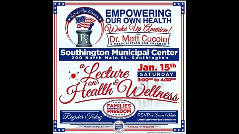 "Empowering our own Health: Wake up, America" by Dr. Matt Cucolo