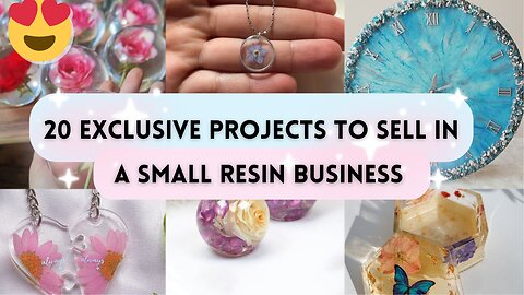 Try these 20 Trending Products in Your Resin Business 🌸