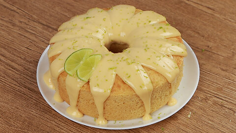 Delicious lemon cake, easy and fluffy