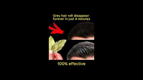 ⚠️Grey hair will disappear forever in just 4 minutes.