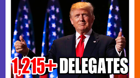 🔴LIVE: Trump Crosses 1,215 Delegates To Officially Win The RNC Nomination 🟠⚪🟣