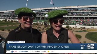 Fans enjoying day 1 of 2022 WM Phoenix Open