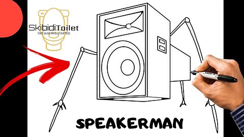 Como Desenhar o Speakerman de Skibidi Toilet