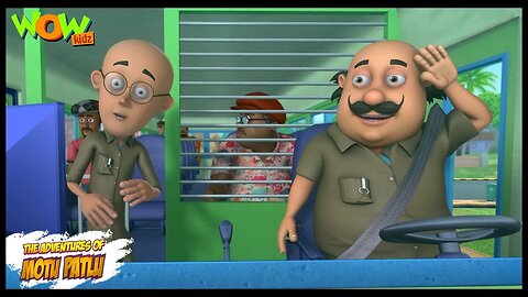 Motu Patlu New Episode | Cartoons | Kids TV Shows | Motu Patlu The Bus Driver | Wow Kidz