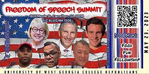Freedom of Speech Summit University of West GA 05-23-2023