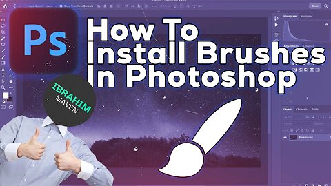PhotoShop Mai Brushes Kese Install Kare? Easy Way And 100% Working|| Urdu/Hindi ||#adobe #photoshop
