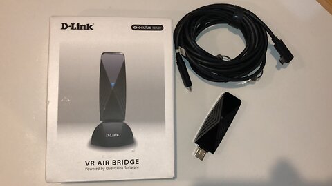 D-Link VR Air Bridge Meta Quest 2 3 Pro WiFi 6 Between Headset & PC Wire-Free PCVR Gameplay DWA-F18