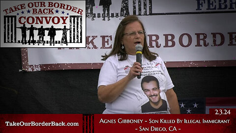 Take Our Border Back Freedom Loving American “Agnes Gibboney” Speaks