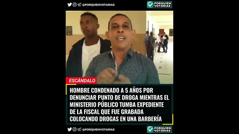 HOMBRE CONDENADO A 5 AÑOS POR DENUNCIAR PUNTO DE DROGA