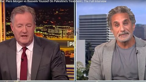 Piers Morgan Viral Interview with Bassem Youssef on Palestinian War. #piersmorgan #palestine