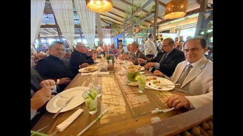 Dom Bertrand de Orleans e Bragança Visita em Brasilia Dom Adair José Guimarães, bispo de Formosa