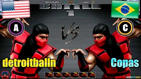 Ultimate Mortal Kombat 3 (detroitballn Vs. Copas) [U.S.A. Vs. Brazil]