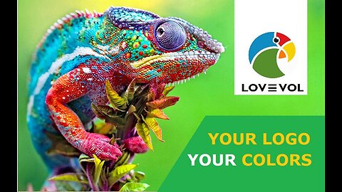 LOVEVOL personalize, match the logo and colors to your company