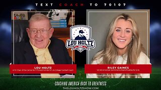 Riley Gaines Speaks Out on Fairness in Women's Sports | Lou Holtz Podcast #WomensSports