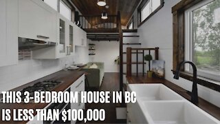 This Tiny 3-Bedroom House In BC Is Less Than $100,000 & You Can Take It On The Road