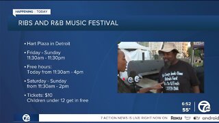 Ribs and R&B Music Festival kicks off Friday at Hart Plaza