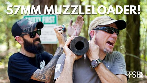 Massive 57mm Muzzleloader 💥 #topshottreeservice